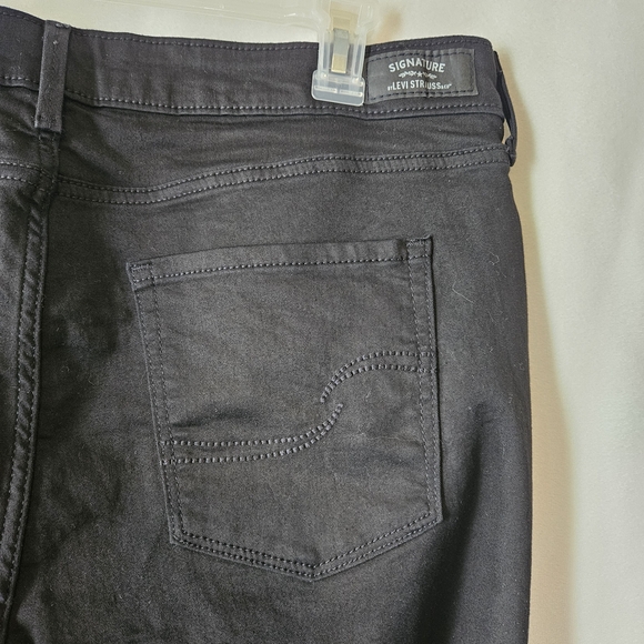 Men's Black Slim Jeans - Picture 4 of 8